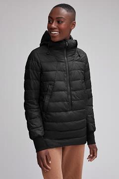Chamarras Canada Goose Mujer Outlet - Hillhurst Chaqueta De Plumas Black Label Negros DA4807195